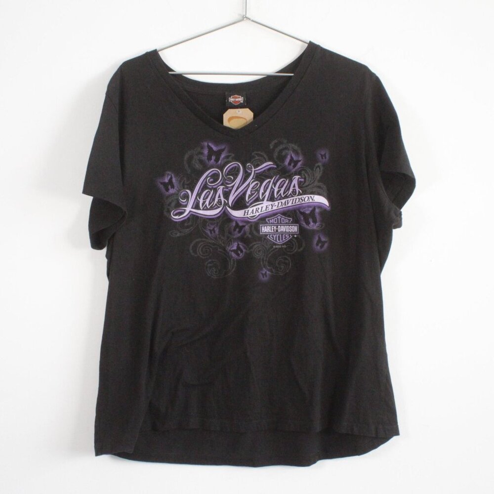 Harley Davidson Las Vegas Nevada B2B Graphic Tee Shirt Black